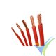 1m Cable de silicona rojo 0.5mm2, 270x0.05 venillas