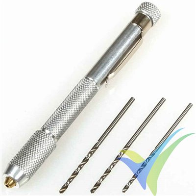 Taladro manual Q-Model 093 con brocas