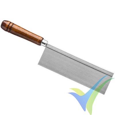 Serrucho costilla de precisión ZONA 35-350, 14 dientes/pulgada, corta tirando