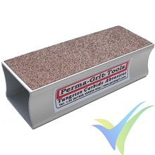 Bloque de lija con abrasivo fino/basto Perma-Grit SB140, 140x52x41mm