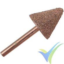 Perma-Grit RF-2F rotary file 16mm cone fine grain, 3.17mm arbor for Dremel and the like