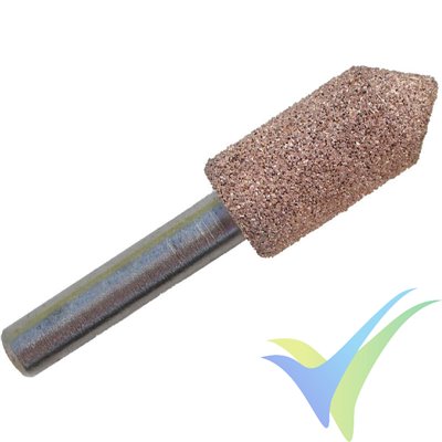 Perma-Grit RF-9UF rotary file 7mm ultra-fine grain 90º tip, 3.17mm arbor for Dremel and the like