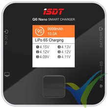 iSDT Q6 nano charger, DC 200W, 2S-6S, 9A