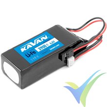 Batería LiFe receptor KAVAN 2S 2900mAh (19.14Wh), 113g