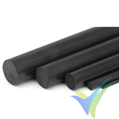 Carbon rod pultruded Ø 0.6mm x 1m