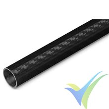 Rolled carbon round tube Ø22 x 21 x 1000mm
