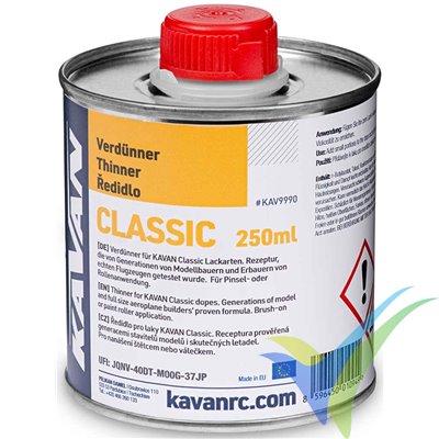 KAVAN Classic solvent for nitrocellulose dope, 250ml