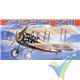 Kit construcción avión biplano Dumas Aircraft 1816, SPAD XIII, 889mm
