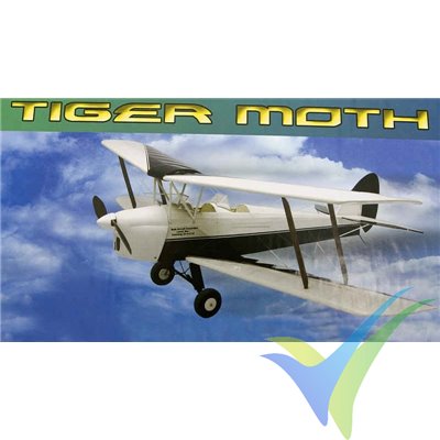 Dumas Aircraft de Havilland Tiger Moth biplane building kit 1810, 889mm