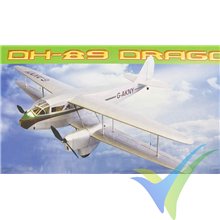 Dumas Aircraft de Havilland DH-89 Dragon Rapide biplane building kit 1815, 1067mm