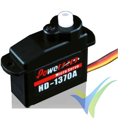 Power HD 1370A analog servo, 3.7g, 0.6Kg.cm, 0.1s/60º, 4.8V-6V