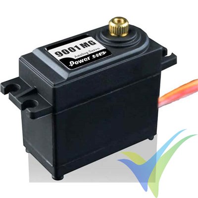 Servo analógico Power HD 9001MG, 56g, 9.8Kg.cm, 0.14s/60º, 4.8V-6V