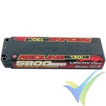 Gens ace Redline HV LiPo Battery 5800mAh (44.08mAh) 2S1P 130C 225g 5mm