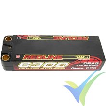 Batería LiPo Gens ace Redline Drag 6300mAh (46.62Wh) 2S1P 130C 300g 8mm