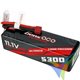 Gens ace HardCase LiPo Battery 5300mAh (58.83Wh) 3S1P 60C 385g Deans
