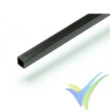 Square carbon tube with inner square, 6x6mm, 4x4mm, 1m