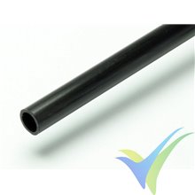 Tubo cilíndrico de carbono pultruido Ø 10x9mm x 1m, 24.8g
