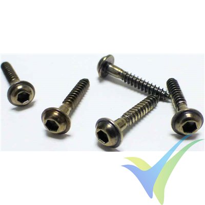 Allen screw for servo fixing, 2.3x15mm 5pcs