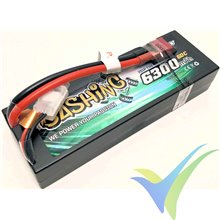 Gens ace Bashing LiPo Battery 6300mAh (46.62Wh) 2S1P 60C 295g Deans
