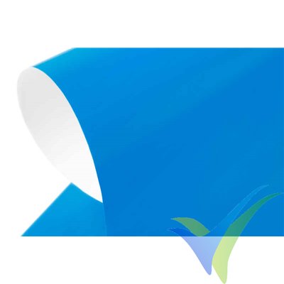 Recubrimiento termoadhesivo KAVAN azul cielo, 64cm x 2m