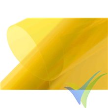 Recubrimiento termoadhesivo KAVAN amarillo transparente, 64cm x 2m