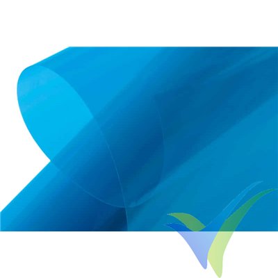 KAVAN covering film - transparent blue, 64cm x 2m