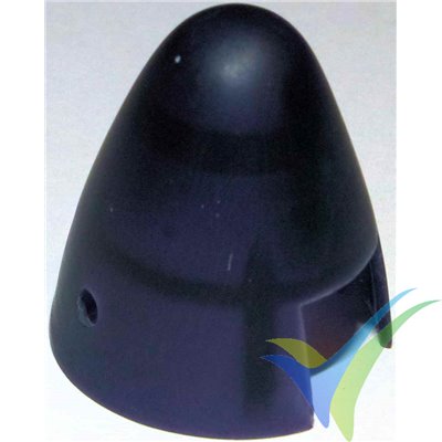 29.5mm black spinner, non-ventilated, compatible with Reisenauer centerpiece