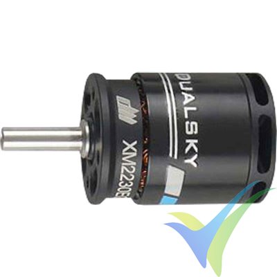 Dualsky XM2230EG-11 brushless motor for F5K/RES, 42g, 252W, 2200Kv, LiPo 2S 