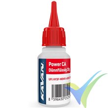 Adhesivo cianoacrilato (CA) Kavan Power CA baja viscosidad, 20g