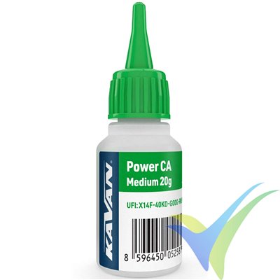 Adhesivo cianoacrilato (CA) Kavan Power CA media viscosidad, 20g