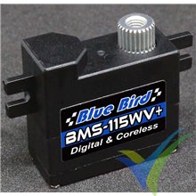 Blue Bird BMS-115WV+ digital servo, 11.5g, 7.1Kg.cm, 0.09s/60º, 3.7V-8.4V