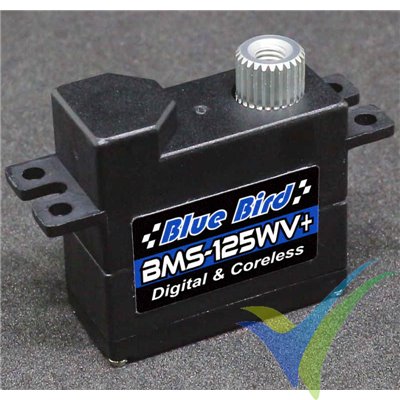 Servo digital Blue Bird BMS-125WV+, 11.5g, 7.1Kg.cm, 0.09s/60º, 3.7V-8.4V