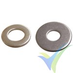 Stainless steel flat washer A2 DIN-125-1 A & DIN-9021