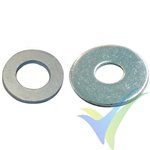 Galvanized steel flat washer DIN-125-1 A & DIN-9021