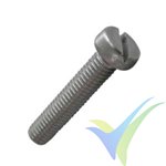Slotted socket head screw, A2 stainless, DIN-84
