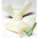 Tuerca nylon de mariposa