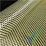Carbon/aramid fibre