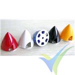 Spinners for motors with threaded shaft