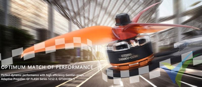 Motor brushless GEMFAN GT2205-2450Kv